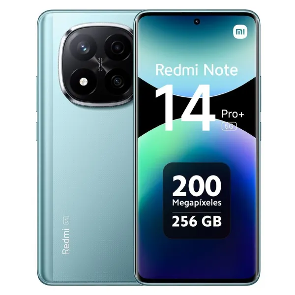 Xiaomi Redmi Note 14 Pro Plus 5G 8/256GB Azul Hielo Libre