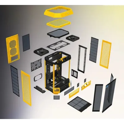 Torre PC Thermaltake The Tower 300 Bumblebee Micro Tower MATX