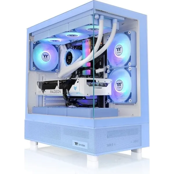 Torre PC Thermaltake View 270 TG Hydrangea Blue Mid Tower Cristal Templado USB-C Azul