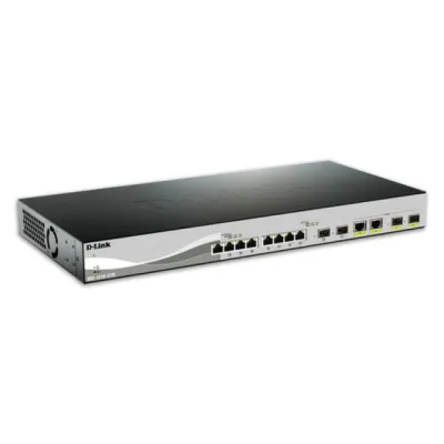 D-Link DXS-1210-12TC Switch 8 Puertos Gigabit + 2 SFP + 2 Combos D-Link DXS-1210-12TC Switch 8 Puertos Gigabit + 2 SFP + 2 Combos