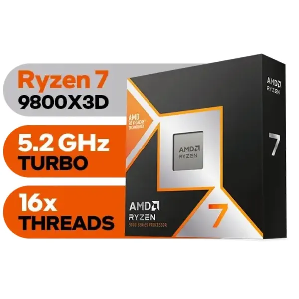 AMD Ryzen 7 9800X3D 4.7/5.2GHz
