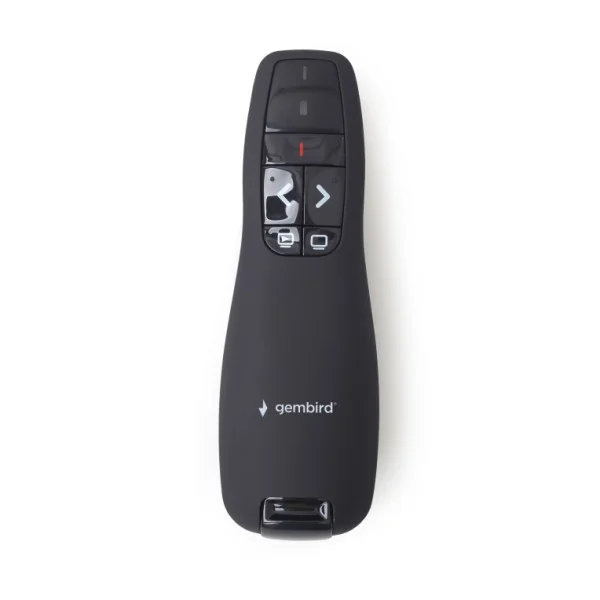 Gembird *Wireless presenter with laser pointer indicador 660 nm 10 m Negro