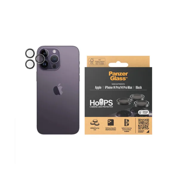 PanzerGlass Camera Rings Protector para camara del Apple iPhone 14 Pro/14 Pro Max