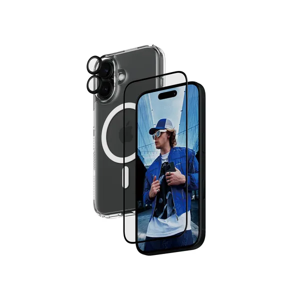PanzerGlass PG 3-in-1 Bundle iPhone 16 6.1Inch
