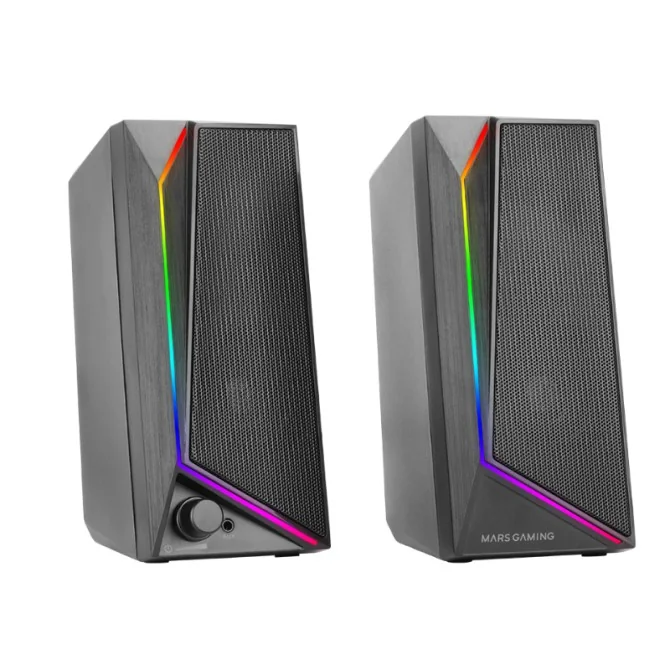 Mars Gaming MS72 Altavoces Gaming 15W RGB Flow 2 Drivers