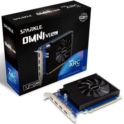Sparkle Intel Arc A310 OMNI View 4GB GDDR6 con perfil bajo Sparkle Intel Arc A310 OMNI View 4GB GDDR6 con perfil bajo