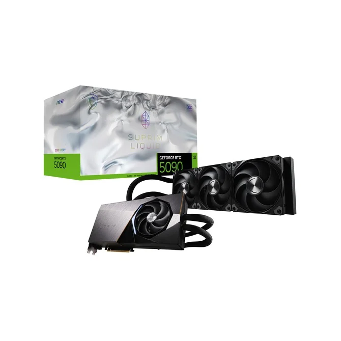 MSI SUPRIM GEFORCE RTX 5090 32G LIQUID SOC tarjeta gráfica