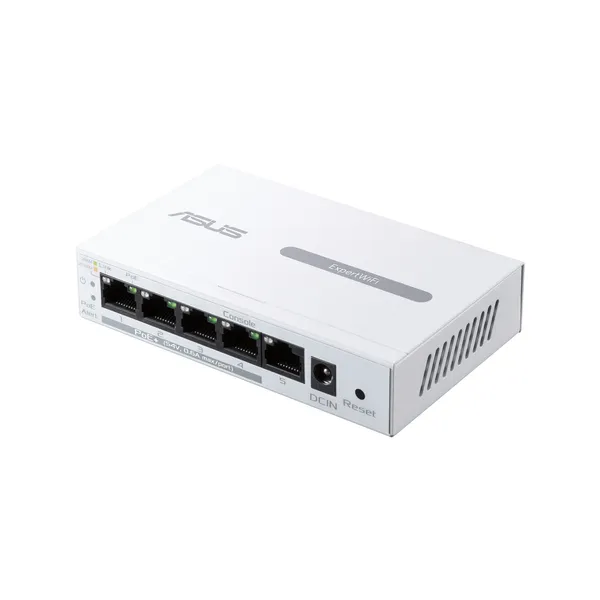 ASUS ExpertWiFi EBP15 Switch Gestionado 5 Puertos Gigabit Ethernet PoE Blanco