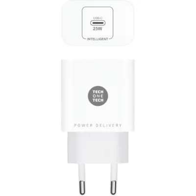 Cargador de Pared Tech One Tech TEC2264/ 1xUSB Tipo-C/ 3A/ Cargador de Pared Tech One Tech TEC2264/ 1xUSB Tipo-C/ 3A/