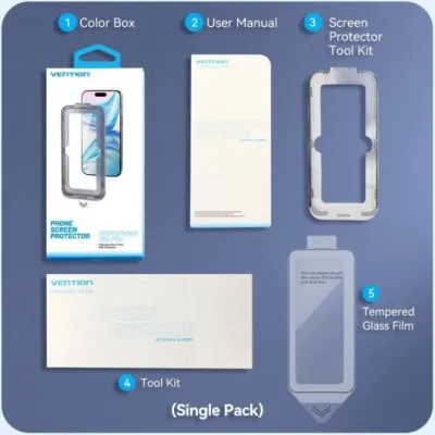 Pack de 2 Protectores de Pantalla de Cristal Templado Vention Pack de 2 Protectores de Pantalla de Cristal Templado Vention