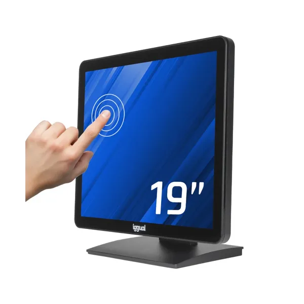 Iggual monitor táctil capacitivo 19" vga hdmi usb