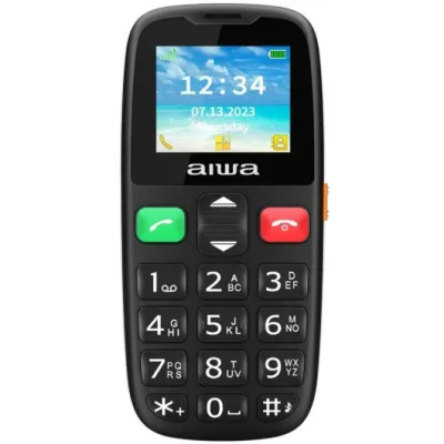 Teléfono Móvil Aiwa FPH-S100-2G para Personas Mayores/ Negro Teléfono Móvil Aiwa FPH-S100-2G para Personas Mayores/ Negro