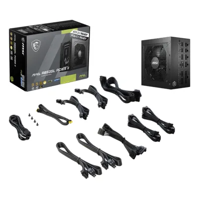 MSI MAG A850GL PCIE5 II unidad de fuente de alimentación 850 W MSI MAG A850GL PCIE5 II unidad de fuente de alimentación 850 W