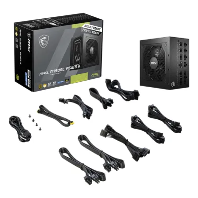 MSI MAG A750GL PCIE5 II unidad de fuente de alimentación 750 W MSI MAG A750GL PCIE5 II unidad de fuente de alimentación 750 W