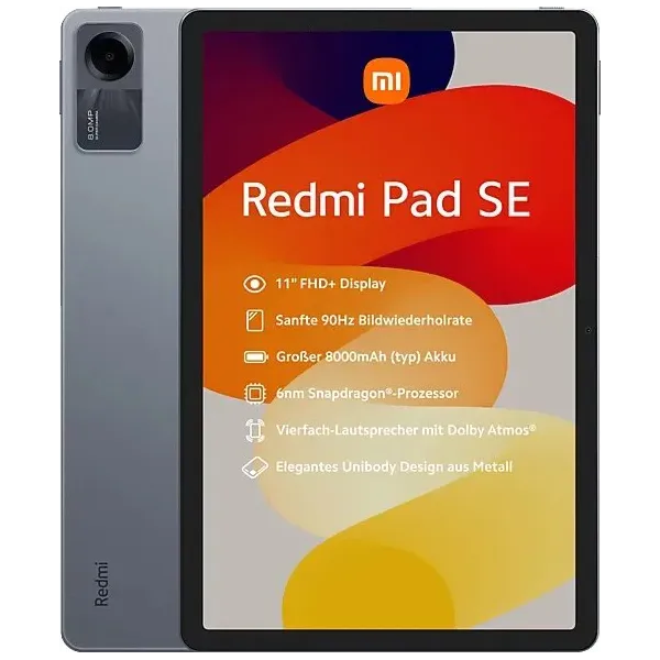 Xiaomi Redmi Pad SE 11" 128GB 4GB WiFi Gris Grafito