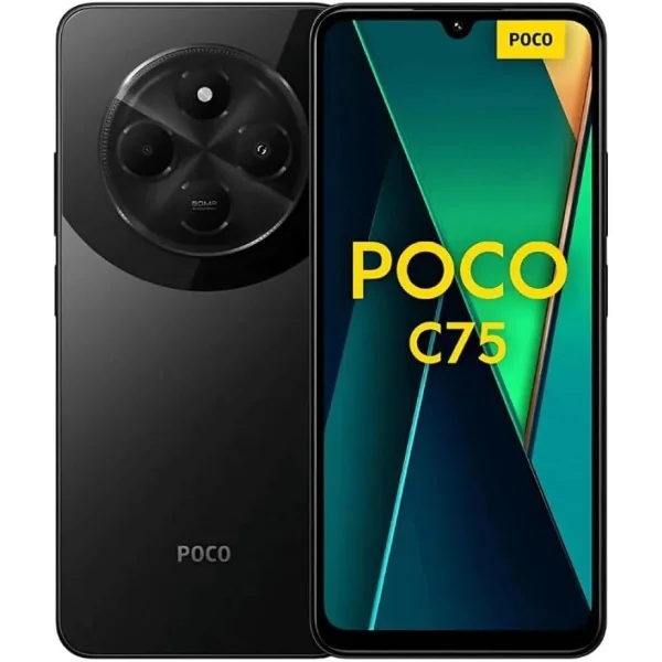 Xiaomi Poco C75 4G Negro 256GB 8GB 6.88" 50Mp Dual SIM NFC,Huella