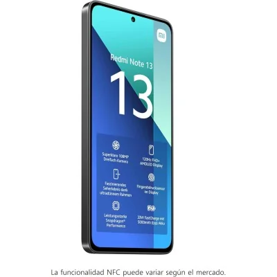 Xiaomi Redmi Note 13 6/128GB Negro Libre