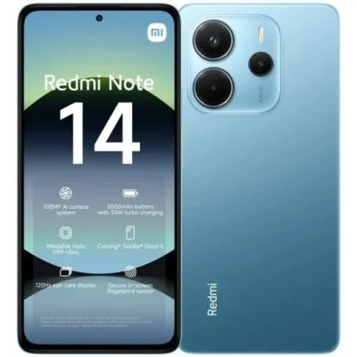 Xiaomi Redmi Note 14 Azul Océano 128GB 6GB 6.67" AMOLED 108Mp