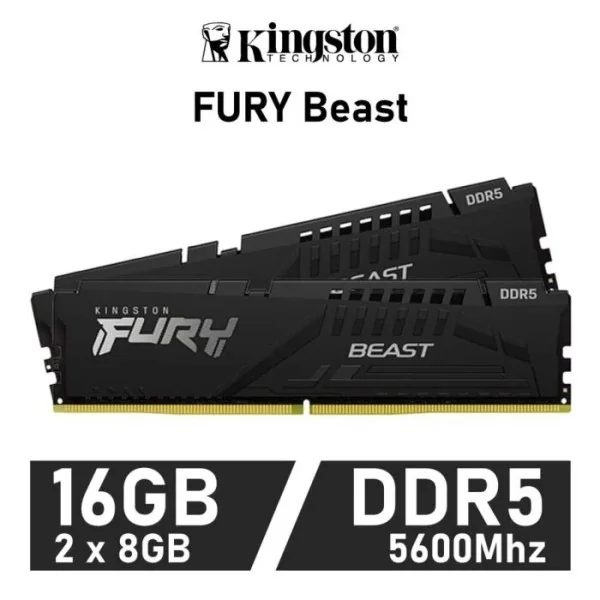 Kingston FURY Beast DDR5 5600MHz 16GB 2x8GB CL36