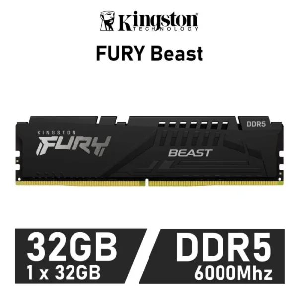 Kingston Fury Beast 32GB DDR5 6000MHz CL36 1.35v