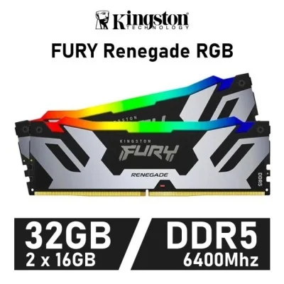Kingston Fury Renegade RGB DDR5 6400MHz 32GB 2x16GB CL32