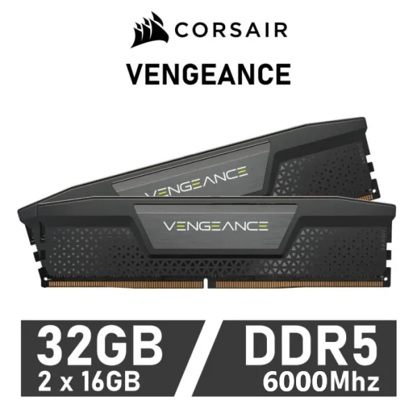 Corsair Vengeance DDR5 6000MHz 32GB 2x16GB CL36 Negra