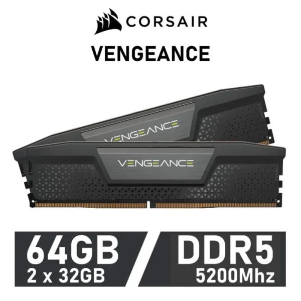 Corsair VENGEANCE DDR5 5200MHz 64GB 2x32GB CL40