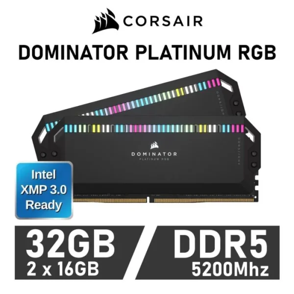 Corsair Dominator Platinum RGB DDR5 5200MHz 32GB 2x16GB CL40