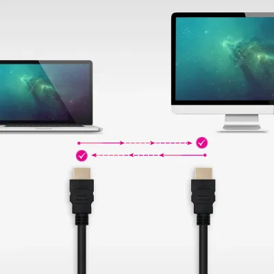 Nanocable Cable HDMI V2.0 4K 60Hz 18Gbps Macho/Macho 50cm Negro Nanocable Cable HDMI V2.0 4K 60Hz 18Gbps Macho/Macho 50cm Negro