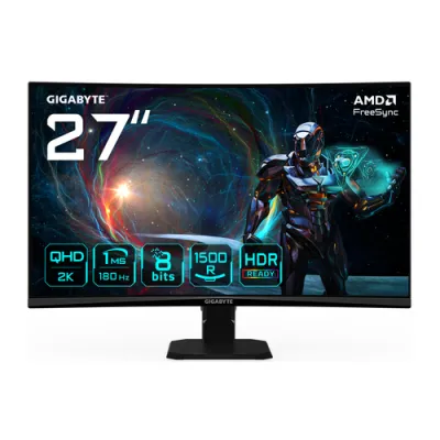 Monitor Gigabyte GS27QCA 27" LED VA QHD 180Hz FreeSync Curva