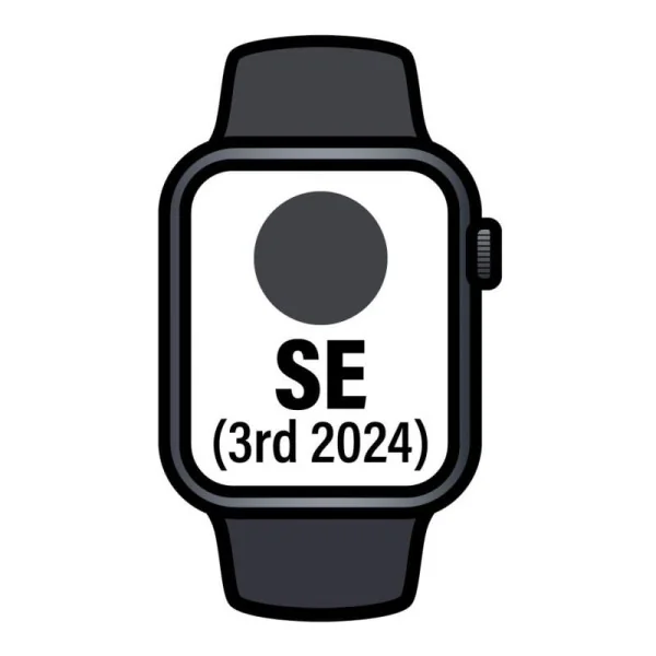 Apple Watch SE GPS 44mm Caja de Aluminio Medianoche con Correa Deportiva Medianoche S M