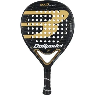 Pala de Pádel Bullpadel Gold 3.0 2021/ Negra y Dorada Pala de Pádel Bullpadel Gold 3.0 2021/ Negra y Dorada