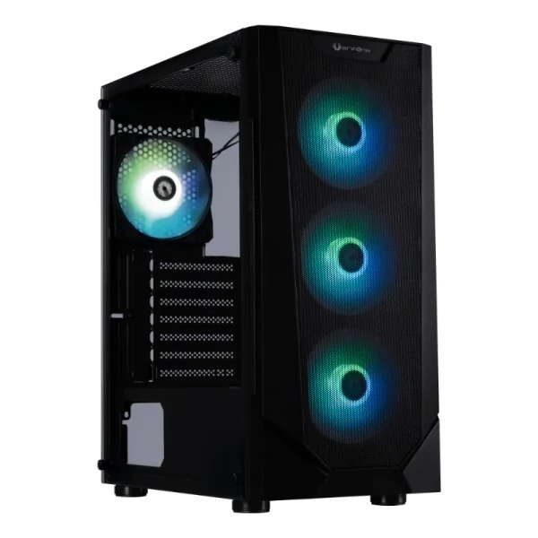 Caja Semitorre Atx C60 A-rgb Black Bitfenix