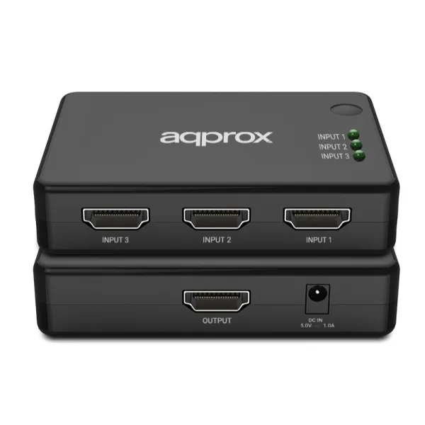 Hdmi Switch 3 Puertos 4k + Control Remoto Approx