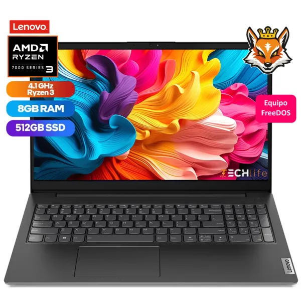Portátil Lenovo V V15 AMD Ryzen 3 7320U/8GB/512GB SSD/15.6"