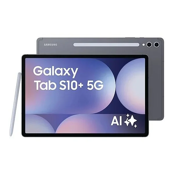 Tablet Samsung Galaxy Tab S10+ 5G 12.4" AMOLED 512GB Dimensity 9300 Batería 10.090mAh Gri