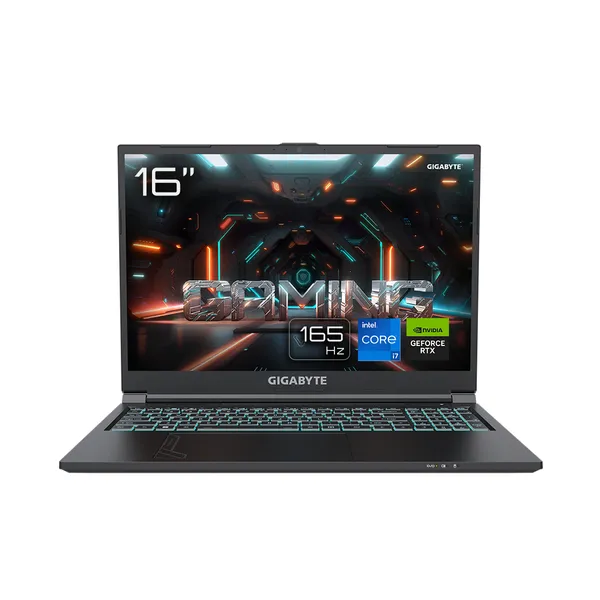 GIGABYTE 9RC56MF0HDIK0IES000 Intel® Core™ i7 i7-13620H Portátil 40,6 cm (16") Full HD+ 16 GB DDR5-SDRAM 512 GB SSD NVIDIA GeForc