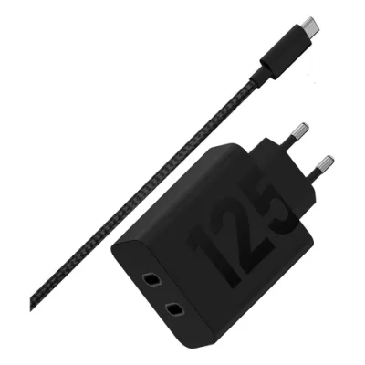 Motorola TurboPower 125W Cargador de Pared para Smartphone y Motorola TurboPower 125W Cargador de Pared para Smartphone y