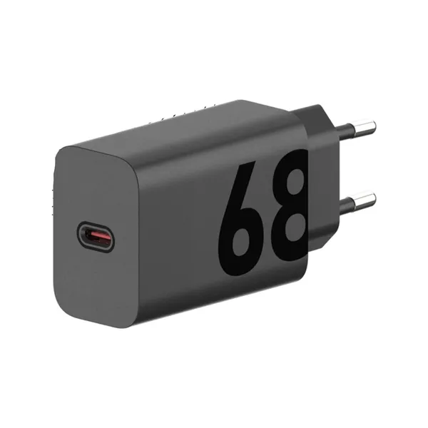 Motorola TurboPower 68W Cargador de Pared para Smartphone y Tablets Negro 