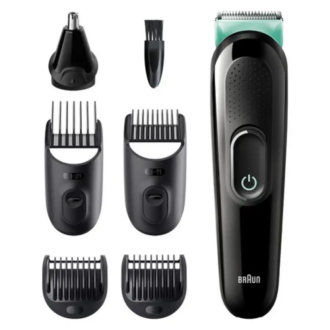 Braun MGK3321 Batería 2,1 cm Negro, Verde