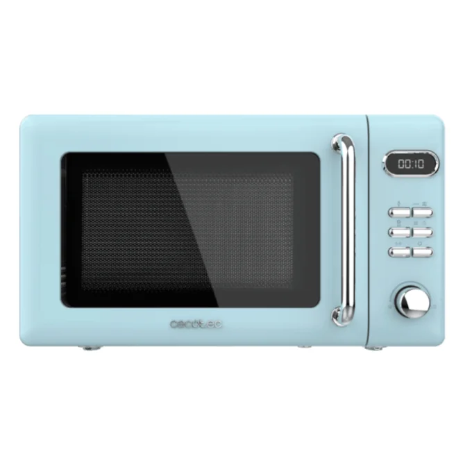 Cecotec ProClean 5110 Retro Microondas con Grill 20L 700W Azul