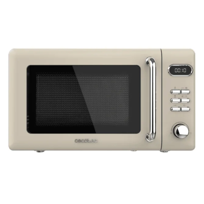 Cecotec ProClean 5110 Retro Microondas con Grill 20L 700W Beige