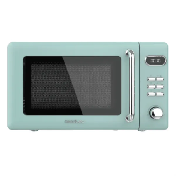 Cecotec ProClean 5110 Retro Green Microondas Digital Vintage con Grill 20L 700W Verde