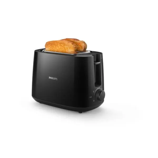 Philips Daily Collection HD2581/90 Tostadora 2 Rebanadas 830W Negra