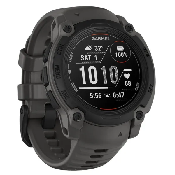 Garmin Instinct E 45mm Reloj Smartwatch GPS 10ATM Negro con Correa Carbón