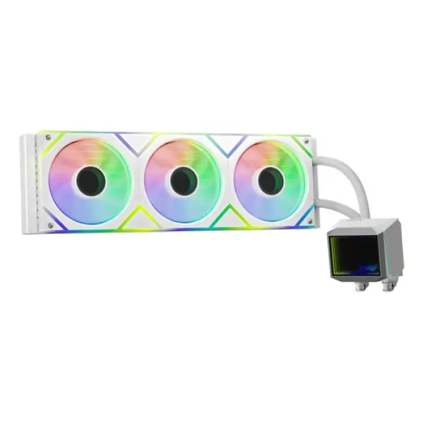 XPG LEVANTE II 360 Carcasa del ordenador Sistema de refrigeración líquida todo en uno 12 cm Blanco