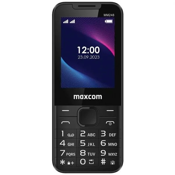MaxCom Classic MM248 4G 6,1 cm (2.4") 82,3 g Negro Característica del teléfono
