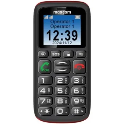 MaxCom MM428 4,57 cm (1.8") 78 g Negro, Rojo Teléfono para MaxCom MM428 4,57 cm (1.8") 78 g Negro, Rojo Teléfono para