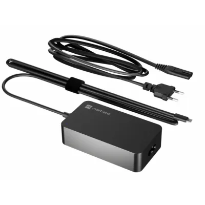 NATEC LAPTOP CHARGER GRAYLING USB-C 65W adaptador e inversor de NATEC LAPTOP CHARGER GRAYLING USB-C 65W adaptador e inversor de
