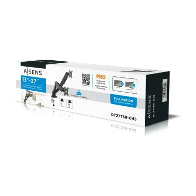 Aisens DT27TSR-045 Soporte de Mesa Doble para Monitor de 13" a